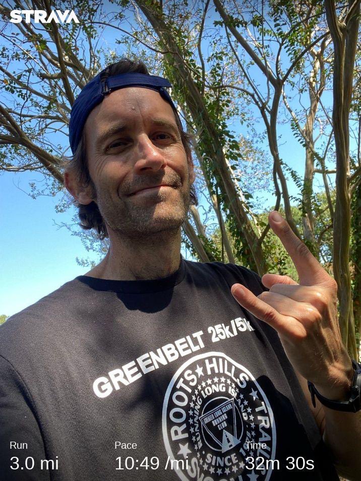 zmanruns's tweet image. Easy 3 miles at lunch #taperweek #CanalCorridor100