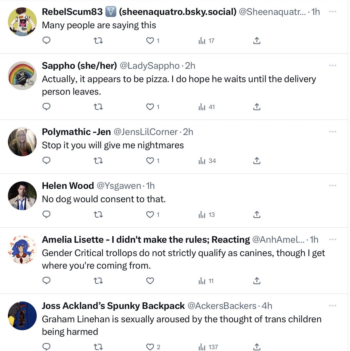 JammersMinde's tweet photo. There is something so wrong with these people.
#TransAbuse https://t.co/Jfe35nM8ho