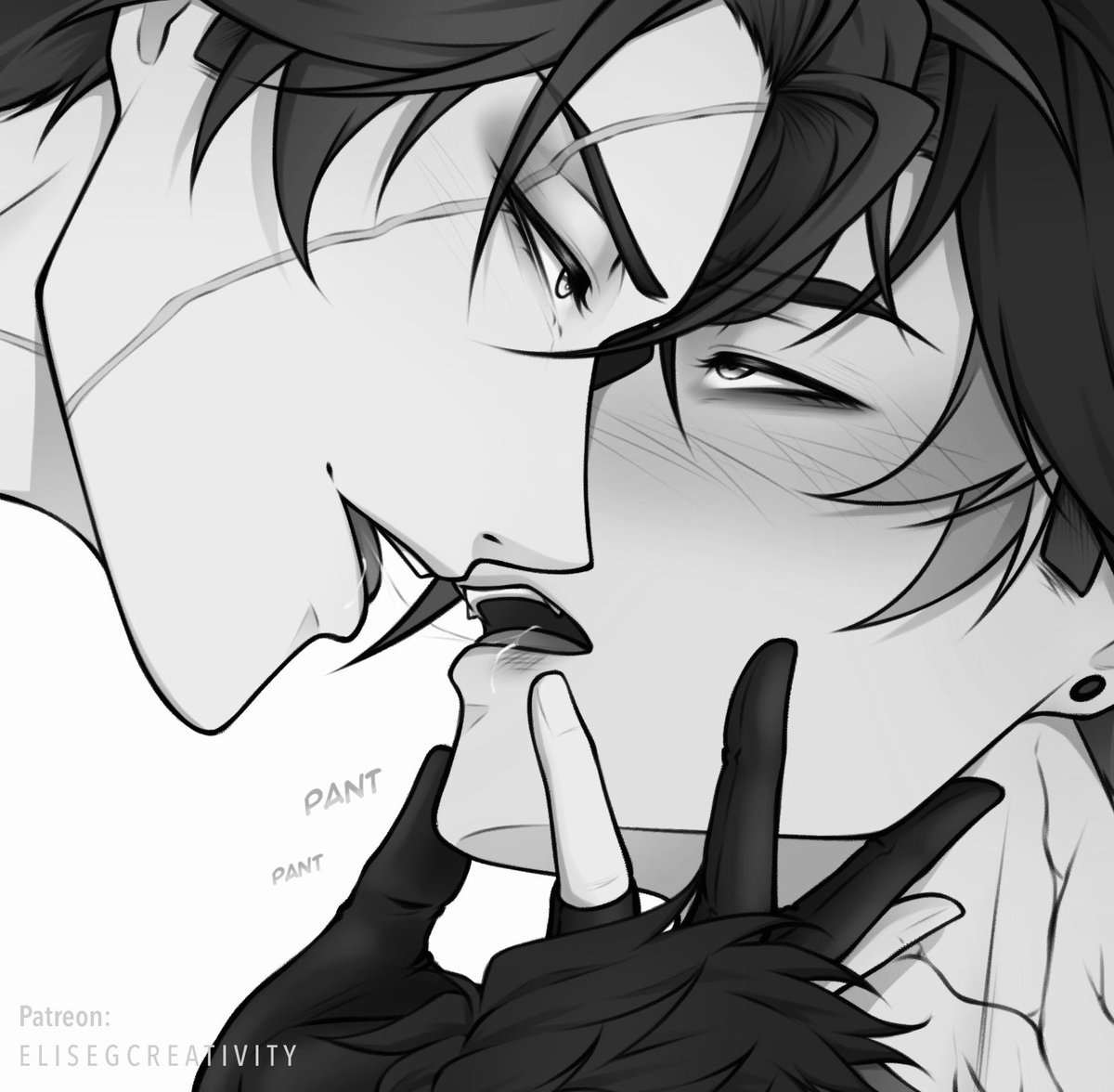 EG_creativity's tweet photo. When the kiss is simply.. that good~

My patrons wanted more Zenith x Enzo, and I’m always happy to provide

#OCs #MHAvillains https://t.co/oIkiOoUN0D