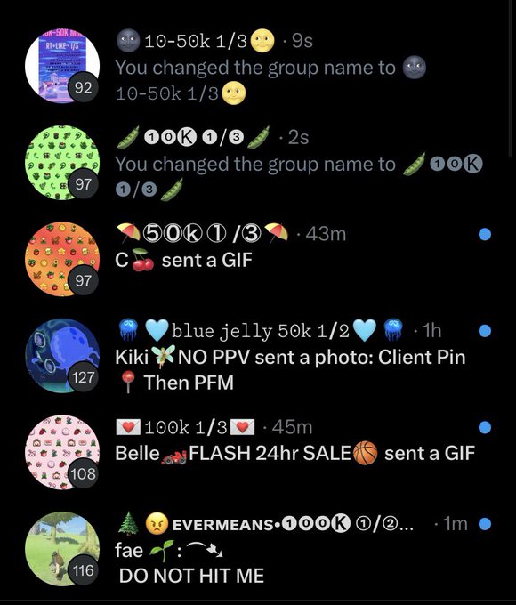 it&rsquo;s time for me to clean up all of my RT groups! there are over 20 to chose from of all min &amp; drop amounts