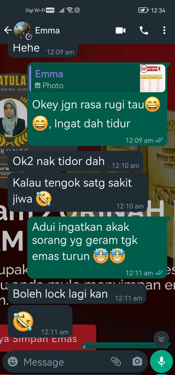 zuzuepgold's tweet photo. Disebabkan harga turun tengah malam tadi ada yang sakit jiwa.. Penangan harga Emas turun?. WOW.. https://t.co/glwZX5bhuE
