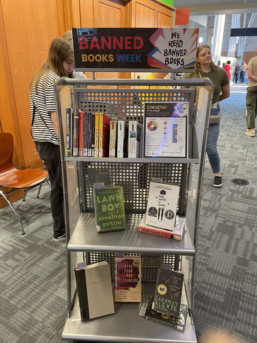 Dr. Aleesia Johnson (@aleesialjohnson) on Twitter photo Bravo to the <a href="/indylibrary/">Indianapolis Public Library</a> for hosting an excellent conversation between <a href="/johngreen/">🐢🐢🐢John Green🐢🐢🐢</a> & our colleague & State Senator, <a href="/SenatorHunley/">Senator Andrea Hunley</a>, in recognition of #BannedBooksWeek.
“There is power in story.” Yes! We are working to ensure our students have access as readers & storytellers! Bravo to the <a href="/indylibrary/">Indianapolis Public Library</a> for hosting an excellent conversation between <a href="/johngreen/">🐢🐢🐢John Green🐢🐢🐢</a> & our colleague & State Senator, <a href="/SenatorHunley/">Senator Andrea Hunley</a>, in recognition of #BannedBooksWeek.
“There is power in story.” Yes! We are working to ensure our students have access as readers & storytellers!