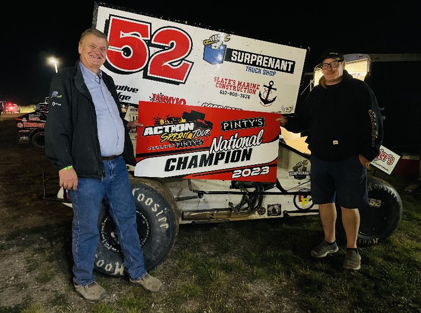 Quick note on the significance of the 52. It was my dads number when I was little. When I got my own car again a few years ago I decided to run the 52. So great to have success with it and great that he was at the track Sat when we wrapped up the championship.