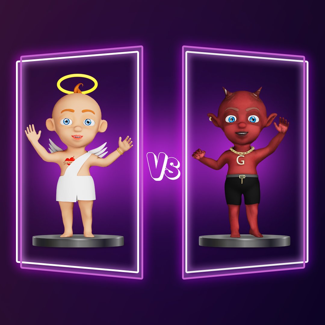 👼 Angel or 😈 Devil? You Decide: Meet your virtual guides in Love Quest VR, offering advice and mischief along the way. How will their influence shape your romantic adventure? Choose your path wisely. 🎮 #LoveQuestVR #AngelOrDevil #3Dmodels #VRgame