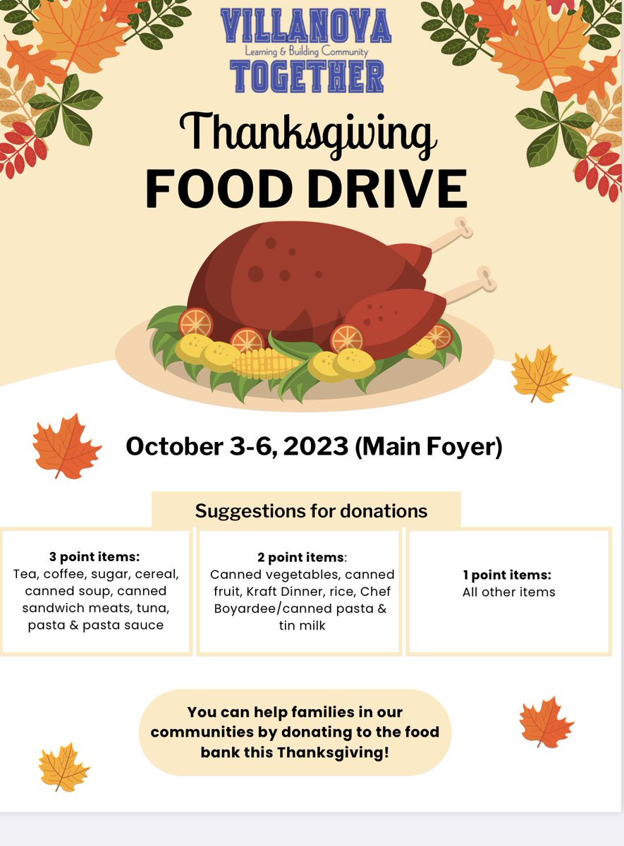 We are collecting Breakfast Club items and holding our annual food drive this week!  Thank you in advance for your support!