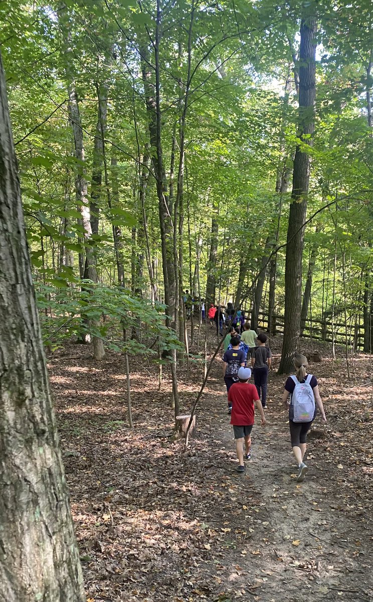 Students from @mountsfieldps had a great time @CampKeeMoKee What a fantastic day to be outside 💚#Collaboration #Nature #STEM @SabrinaTyrer Thank you to our family volunteers for joining us 🥰 #TakeMeOutside