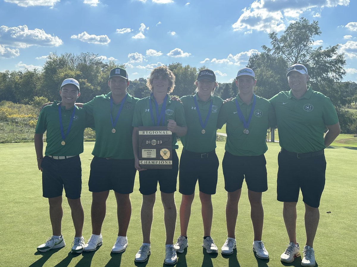 Regions x 3. On to state! <a href="/golf_eh/">EH Golf</a>