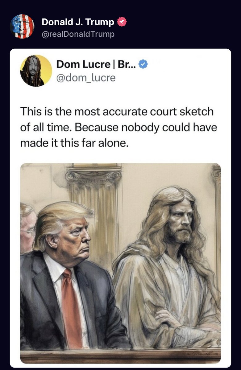 LauraLoomer's tweet image. President Trump posted this on Truth Social. 

God bless him and protect him.