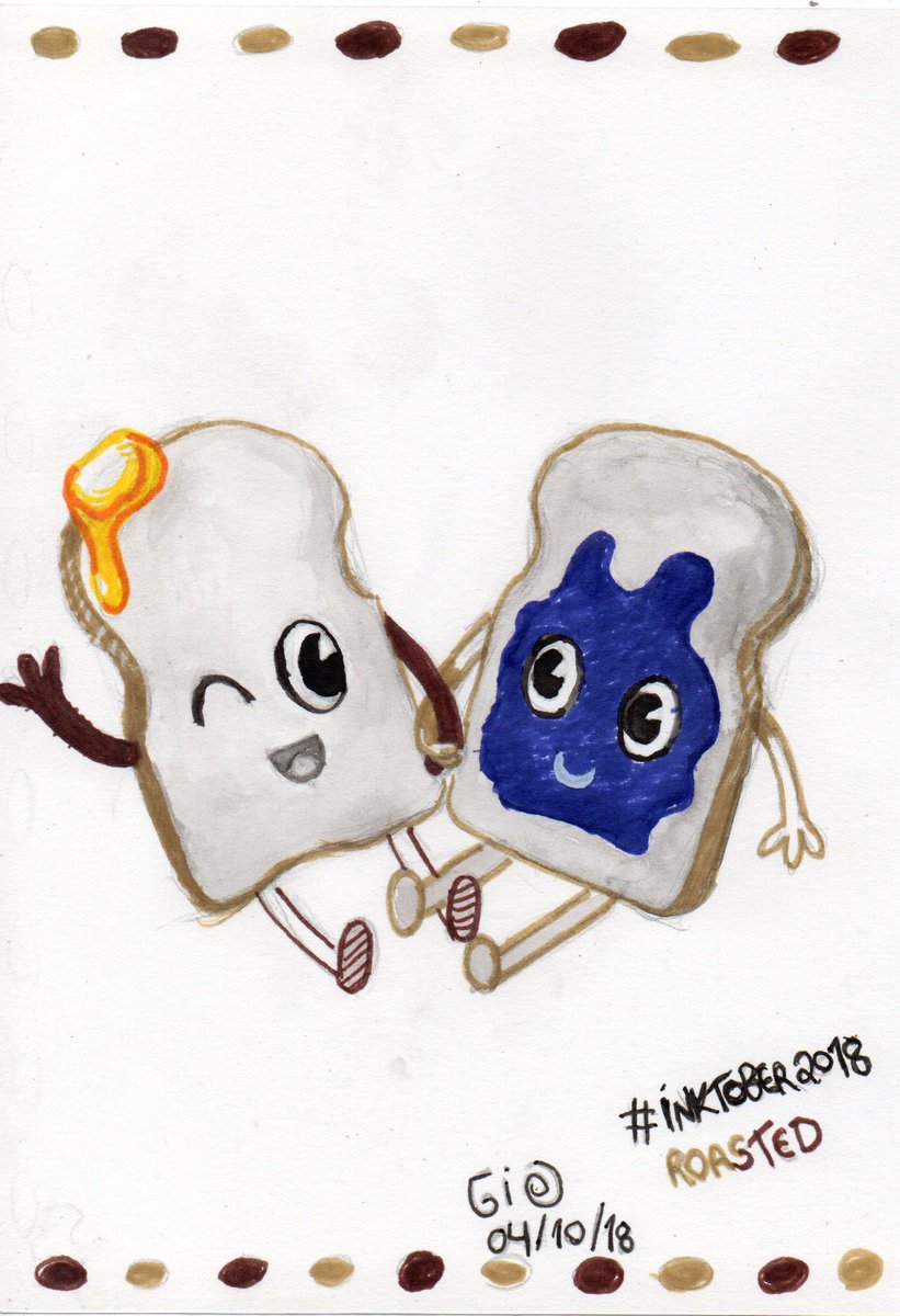 giovannadiziol1's tweet image. Feito para o Inktober 2018 ( Dia 3 - Tostado/Roasted ). Espero que gostem 🌺.

~Desenhos antigo (2018)~

#giovannadizioli #giovannabolo #inktober2018 #day3roasted #traditionalart #pencildrawing #toast #inktober