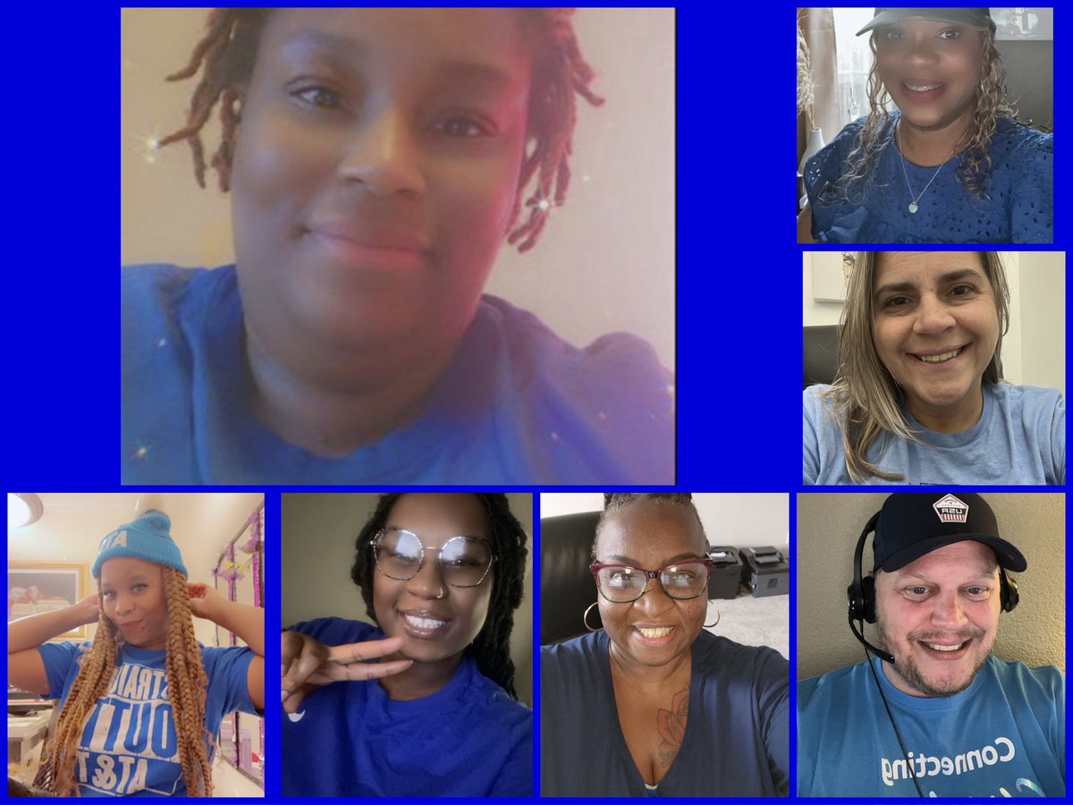 MTS CSD (@mtscsd) on Twitter photo Supporting SCFW by wearing blue today 💙 Bryna, <a href="/delyse22/">Daveri Shipp</a> <a href="/JenniferCurry15/">Jennifer Curry</a> <a href="/drewskilange/">Andrew Lange</a> Porcha, Dalnisha, and Shamika #SCFW2023 #LifeAtAtt #MBCGoodStuff Supporting SCFW by wearing blue today 💙 Bryna, <a href="/delyse22/">Daveri Shipp</a> <a href="/JenniferCurry15/">Jennifer Curry</a> <a href="/drewskilange/">Andrew Lange</a> Porcha, Dalnisha, and Shamika #SCFW2023 #LifeAtAtt #MBCGoodStuff