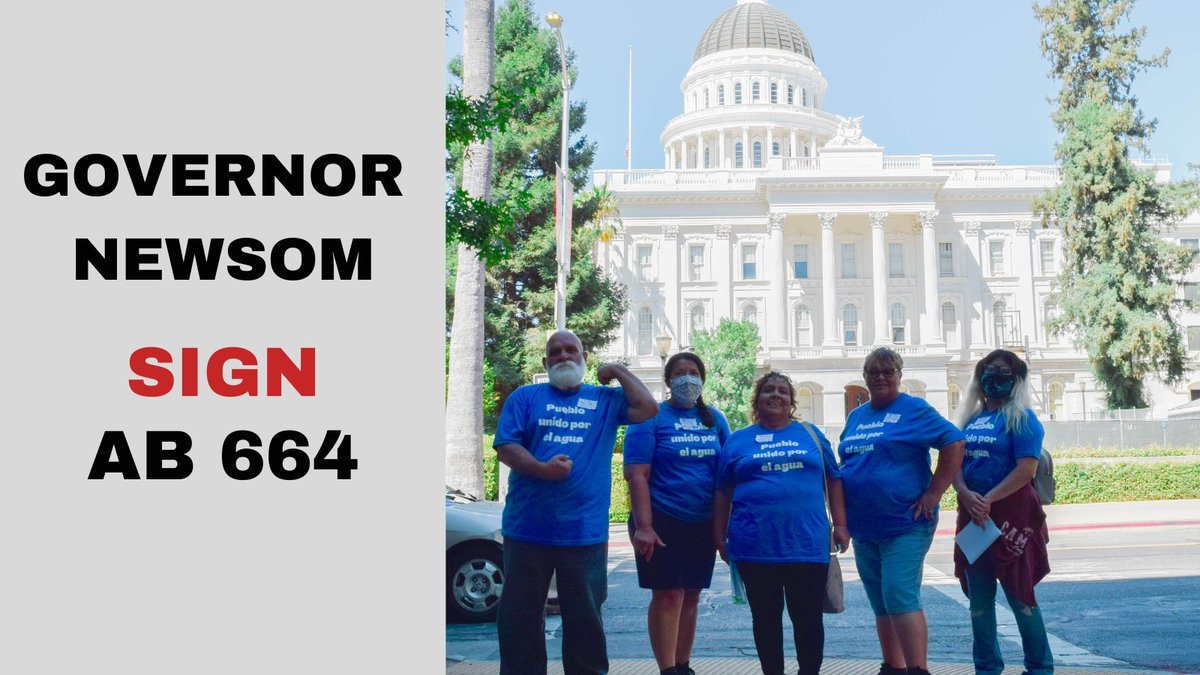 CWaterC's tweet photo. #AB664 by Asm. @alex_lee protects renters from unsafe water by requiring landlords to take necessary steps to provide safe water. @GavinNewsom @CAGovernor sign #AB664 today! #TenantsRights #CleanWater4All https://t.co/Zpde3SQtIP