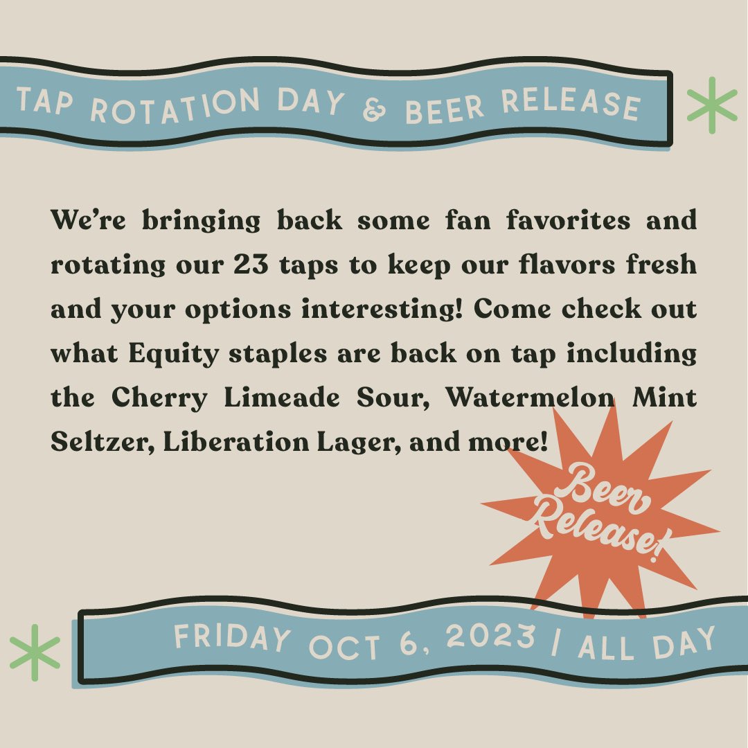 Equity Brewing Co tweet media