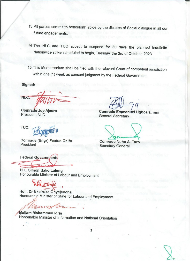 Nigeria Labour Congress HQ tweet media