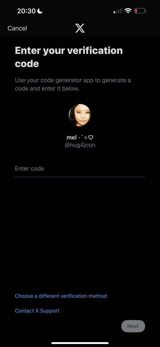 hug4joon's tweet photo. @bldyvltn I GOT LOGGED OUT AND COULDNT GET BACK IN BC IT KEPT ASKING ME TO GENERATE A CODE THROUGH AN APP BUT U CAN ONLY DO THAT IF UR LOGGED INTO UR ACC ALREADY ???? https://t.co/m67lnPju68