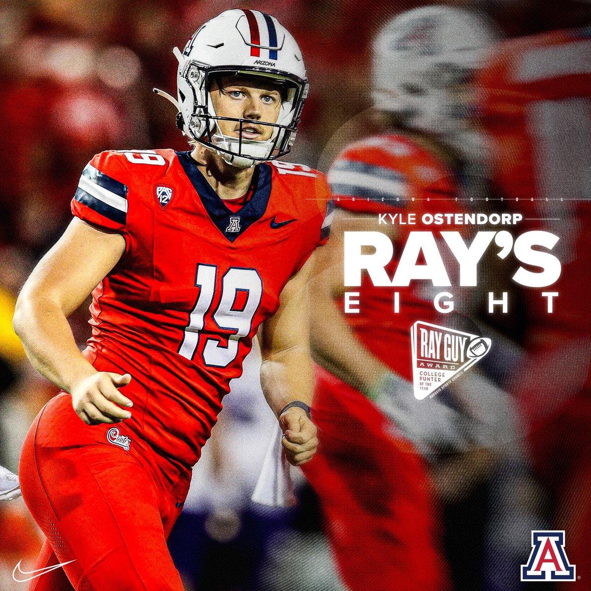 Congratulations to <a href="/kyleostendorp/">Kyle Ostendorp</a> on earning Ray’s 8 honors for Week 5‼️😼

#ItsPersonal | #DesertFury