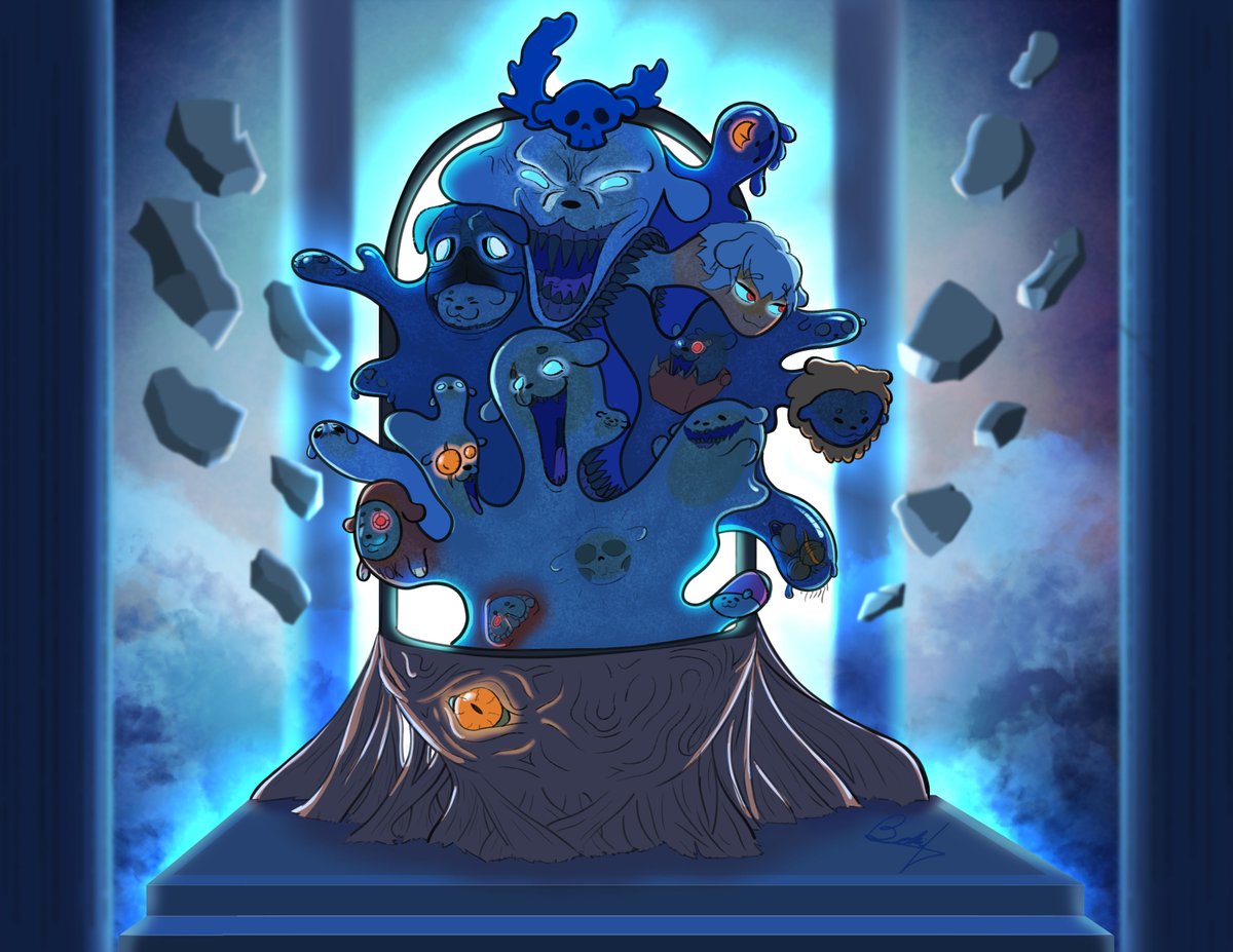 Ahora toca el mismísimo Warhammer 40,000. <a href="/3HuntLe0/">Huntleo</a>. Como la ameba dios de el conocimiento, el destino, el cambio y por supuesto, la chaufa con mayonesa. Espero te guste perrito en taza :) <a href="/LordNekito/">Lord Nekito 😺Conquistador de gatas moradas 🟣🍙</a> <a href="/Tammy_BB_Vtuber/">Tammy_bb (Moñoñongo)|🫔</a> #fanart #40k