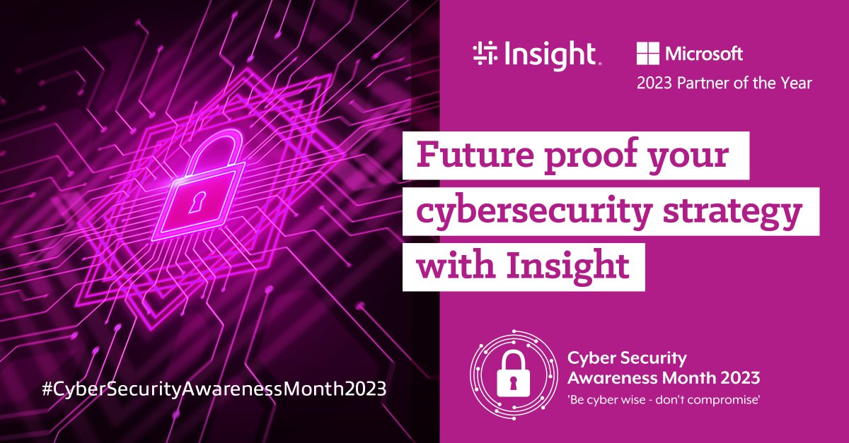 InsightAPAC's tweet image. Discover #cybersecurity solutions that protect every part of your IT environment, from your cloud solutions, data and networks to end-user devices.#CyberSecurityAwarenessMonth2023 #becyberwise #staysecureonline ms.spr.ly/60109oMDI
