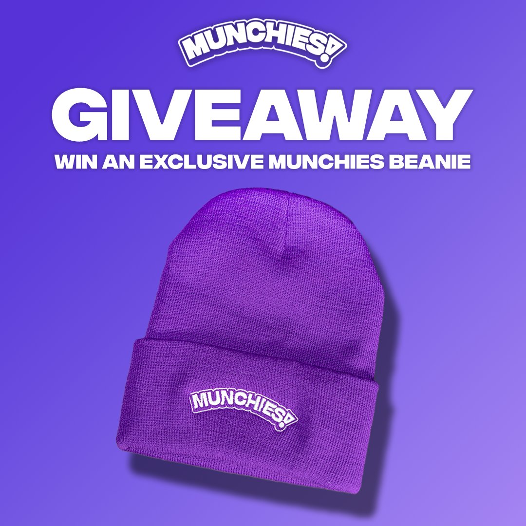 MUNCHIES GIVEAWAY 💜 Got a fresh new look! To celebrate, we're giving 5 lucky winners the chance to rock an exclusive MUNCHIES beanie – don't miss out 🏆 How to enter: 1. Follow @DeltaMunchies 2. Retweet and like this post 3. Tag 3 friends in the comments Winners announced…