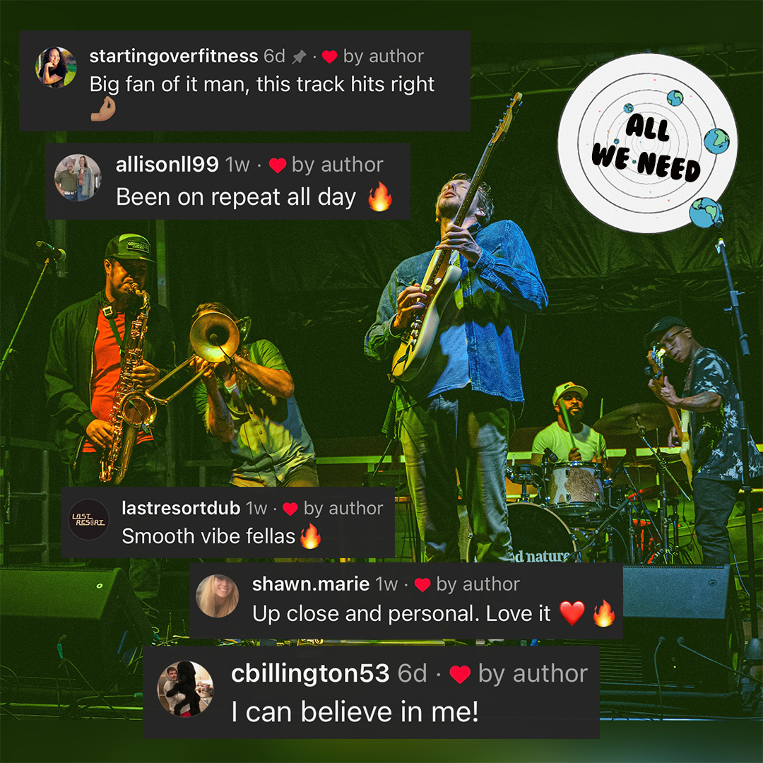 Thanks for all the love on the new song! 🌍💙 #AllWeNeed