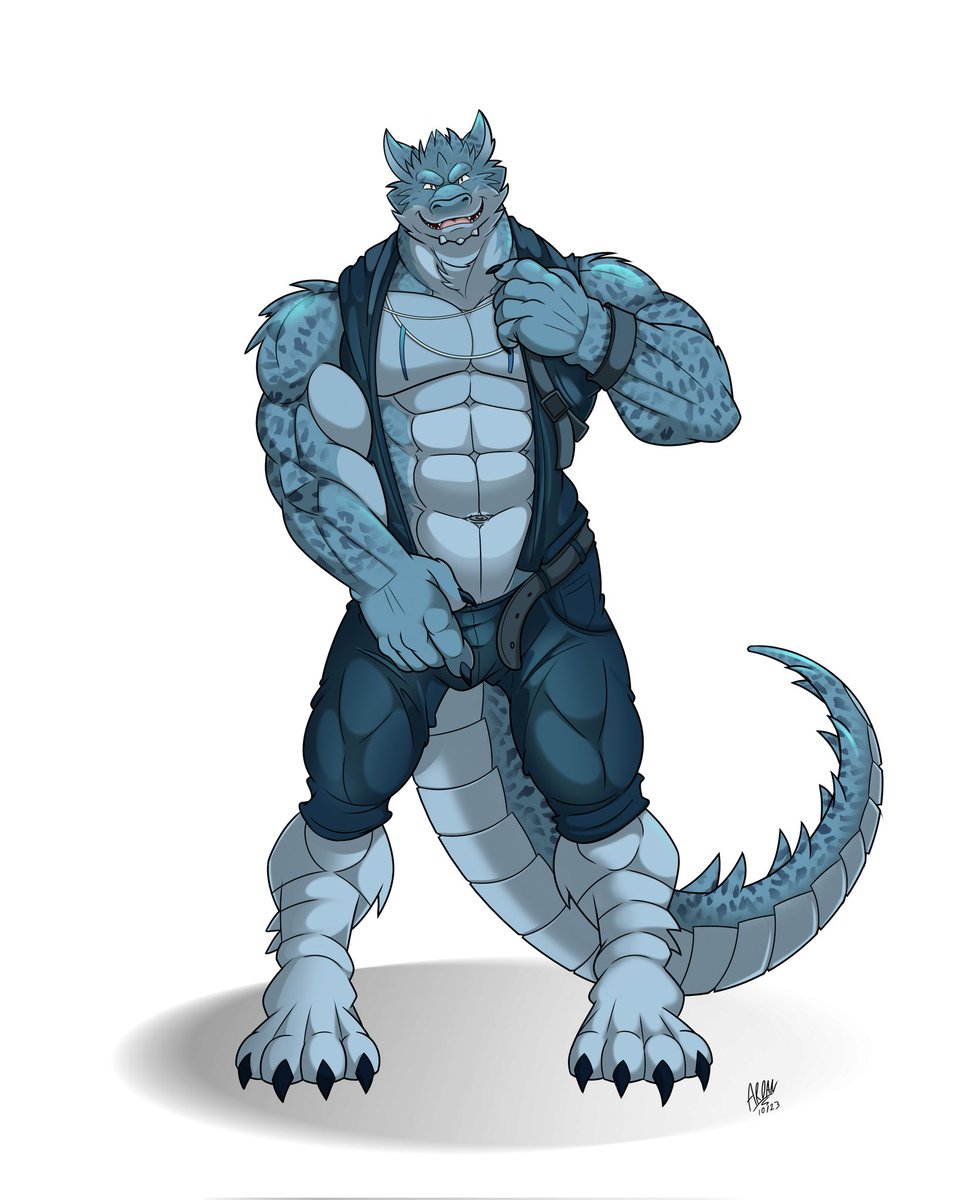 Estoy contento con mi nuevo oc jjjj y con el maravilloso trabajo de <a href="/LobboComics/">Lobbo Comics/ Open comissions!</a> Me gusto mucho! 😍🥵