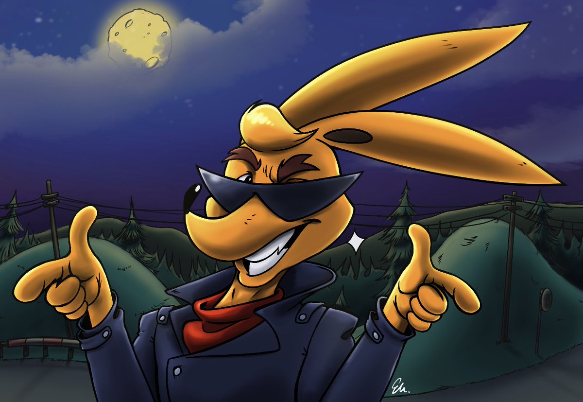 InsaneDingo's tweet image. 🌕✨First art post of October and lookin' pretty slick while at it!👈😎👉
.
Just don't ask what hes doing out so late👀
.
#Dingo #oc #slick #cool #october #night #moon #dialow #insanedingo