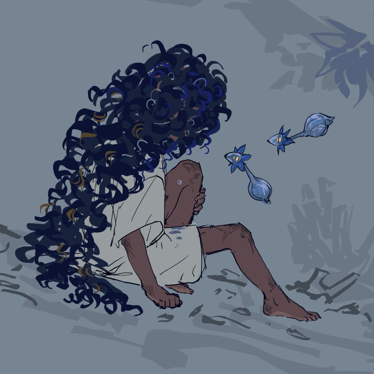 _QAE0's tweet photo. QRT the character + how you drew them

Pokemon Geeta my beloved 💙 https://t.co/P0rdsx47mt