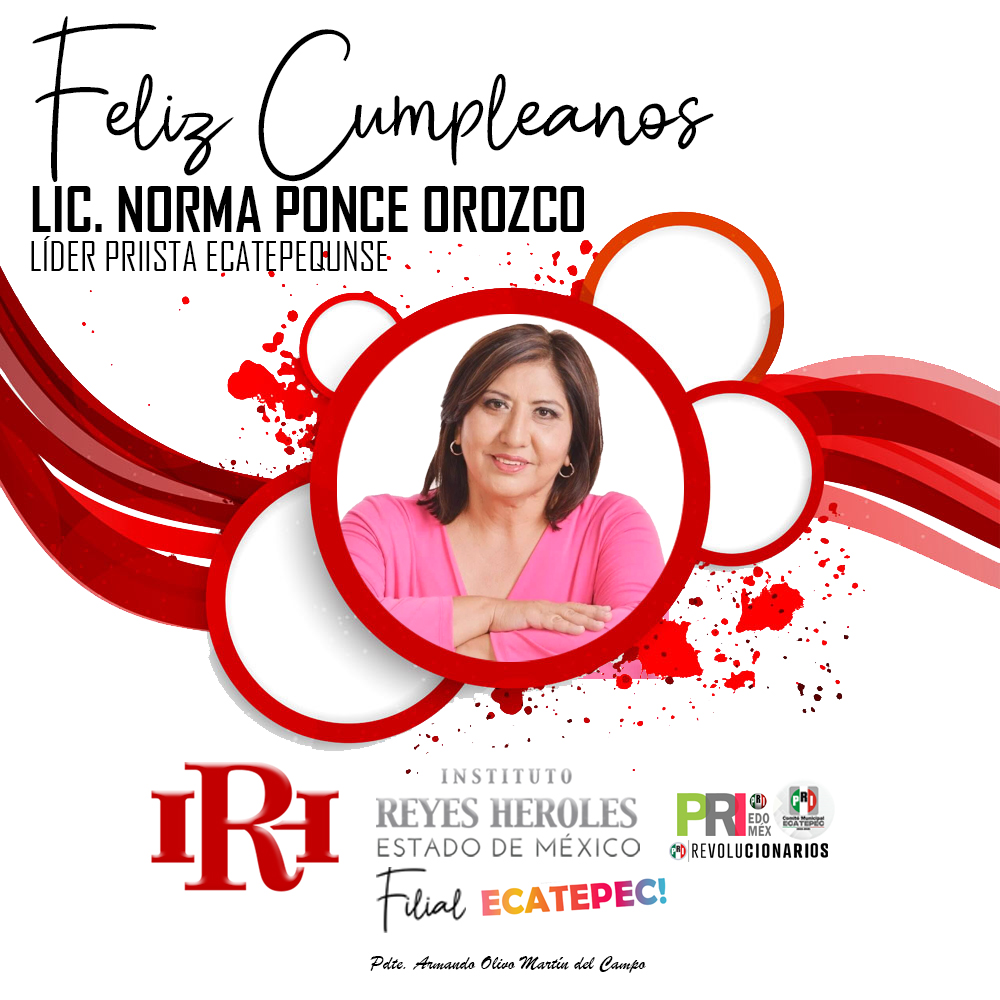 ecatepecIRH's tweet photo. Muchas felicidades @NormaPonceO  
Su liderazgo y experiencia se reconocen en todo el municipio de Ecatepec y en general en el Estado de México.

Gracias por su trabajo... https://t.co/VQWNzOUeyT