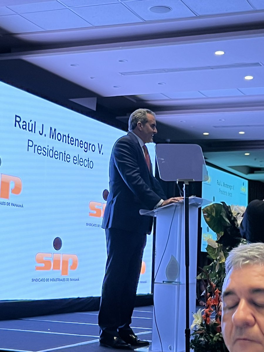 Toma de posesión del Sindicato de Industriales de Panamá. Raúl Montenegro, su nuevo Presidente. Un empresario íntegro. Felicidades a él y a su Junta Directiva.