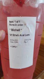 Starbucks spelled my name wrong