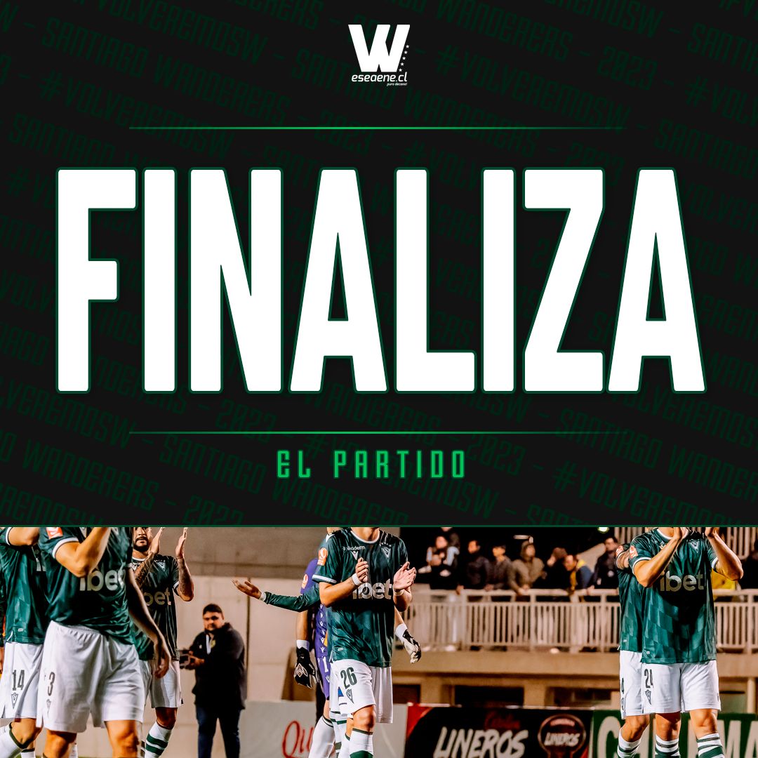 eseaenecl's tweet photo. SEÑORAS Y SEÑORES, TENGO EL AGRADO DE CONTARLES: GANÓOOOOOOOOO SANTIAGO WANDERERS DE VALPARAÍSO. EL DECANO SE IMPONE A BARNECHEA CON SOLITARIA ANOTACIÓN DE MILTON ALEGRE |BAR 0-1 SW| #SWvsBAR #VolveremoSW #SW2023. https://t.co/r4lWaEZBJz