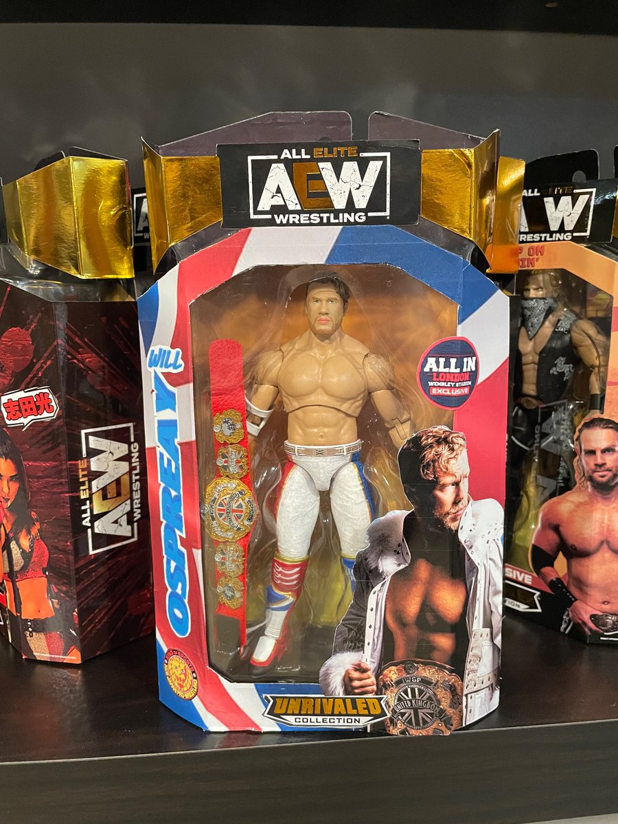 Will ospreay all in custom #aewunrivaled #aewunmatched #customwrestlingfigures #willospreay #unitedempire