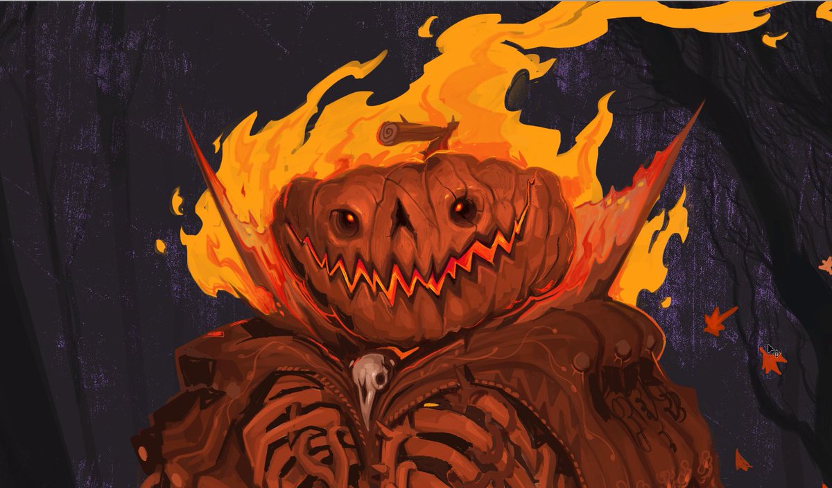 jack-o'-lantern pumpkin halloween fire tree solo no humans  illustration images