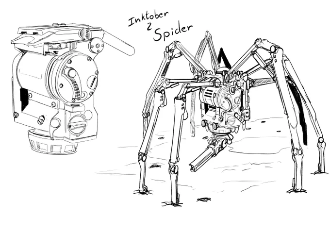 2 - Spider
#Inktober #inktober2023 
