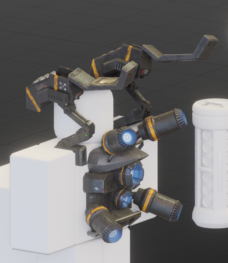 AckRBLX's tweet photo. Flight core + Missile Swarm https://t.co/m8DrcTH4Mk