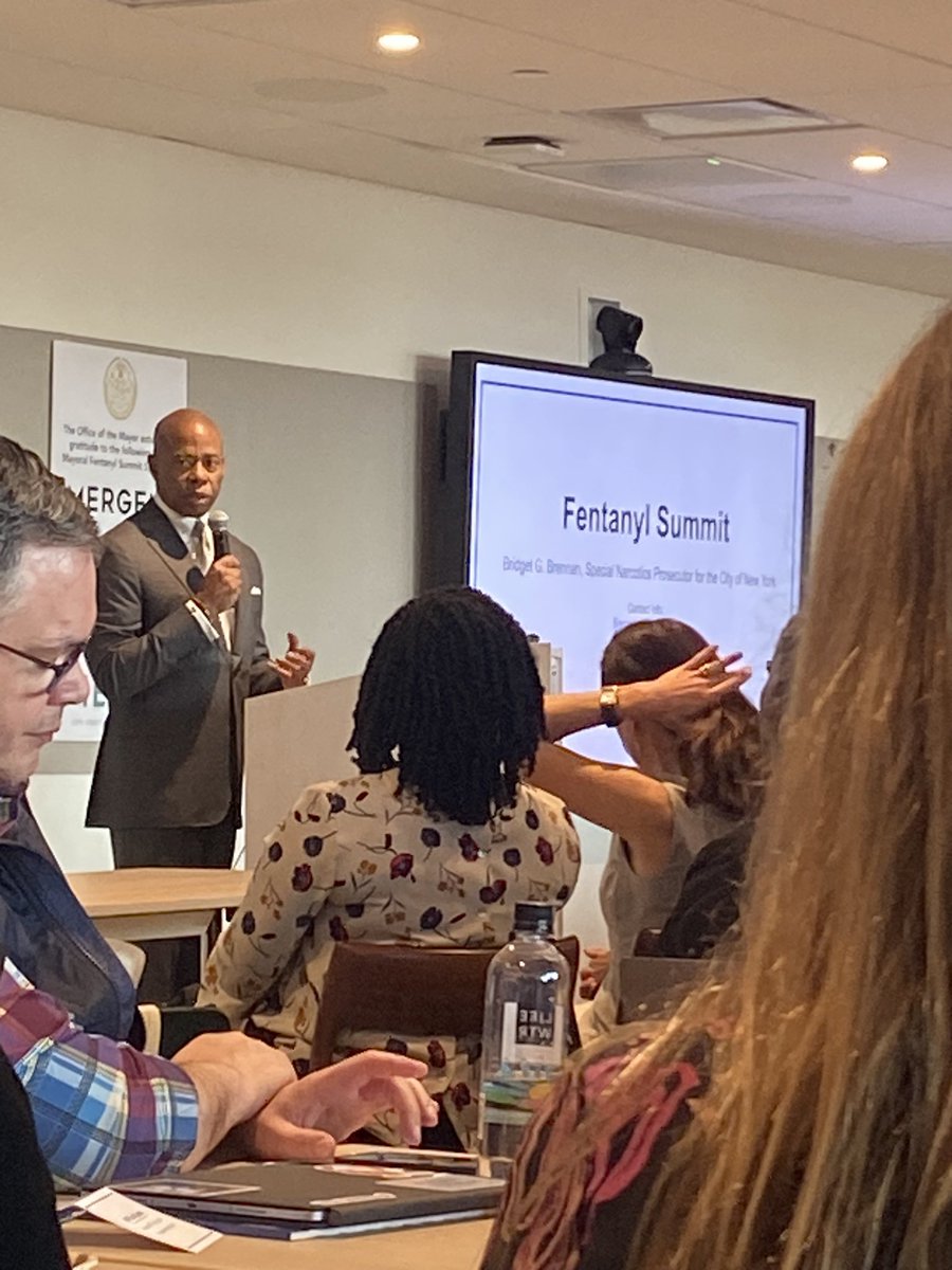 Day 1 of Mayor Adam’s Fentanyl Summit in NYC in the books and Philadelphia shared lessons learned and best practices with jurisdictions from across the country, and hosted the keynote on xylazine impacts and innovate solutions.  Looking forward to tomorrow’s discussion.