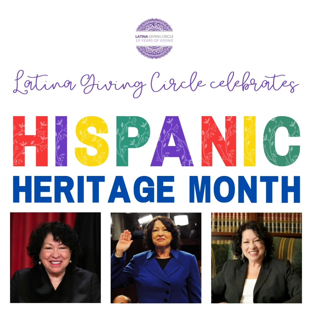 Hispanic Heritage Month feature: Sonia Sotomayor ⚡ Did you know Sonia Sotomayor is the FIRST Latina Supreme Court justice in US history? She's also the first woman of color to serve in the Supreme Court. She, like many others, pave the way and inspire us all to make a difference