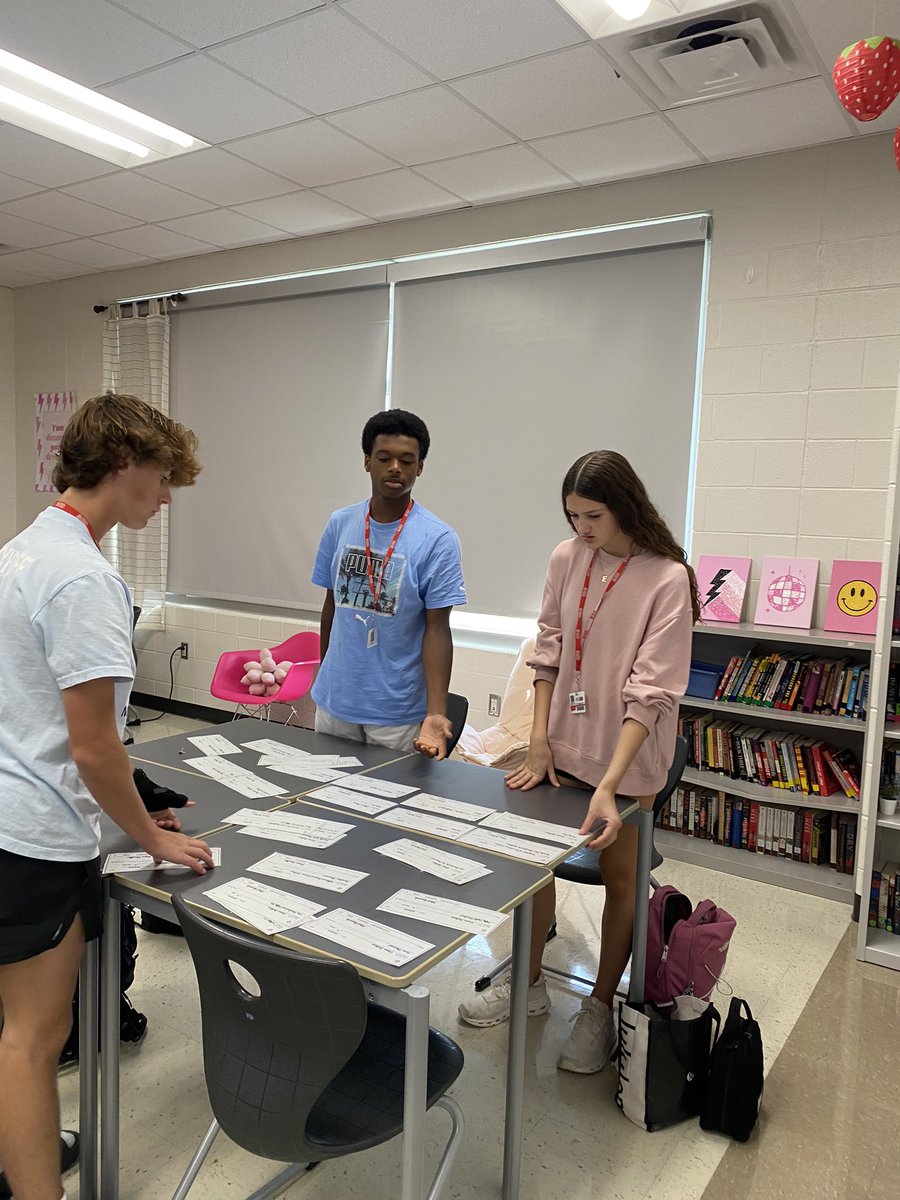 We had a blast with our “Ordeal by Cheque” activity today. Students sorted checks and paid attention to dates, locations, and signatures to make inferences about the story being told through the checks. <a href="/MHS9th/">MHS 9th Grade Campus</a> <a href="/LewisvilleISD/">Lewisville ISD</a>