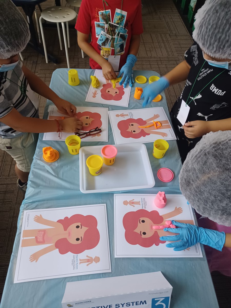 Sully_0301's tweet photo. Our review of body systems prepared us for the big event- Doctor Day! Students put their #knowledge of @Amplify #CKLA Domain 2- The Human Body to the test! We had two separate "Operating Rooms"- one for knowledge and one for skills. Here's a peek into the Knowledge OR! #iamkckps https://t.co/SkgFdGTM58