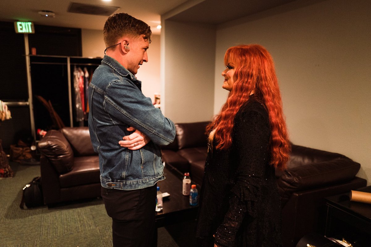 Wynonna's tweet photo. We Kentucky folk stick together!!!! I got to share the stage with @TTChilders this weekend in Denver and the last photo captures the way I feel about that! 🤯 https://t.co/Rp8KxDLYiO