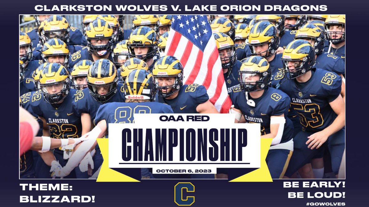 Clarkston Wolves Football tweet media
