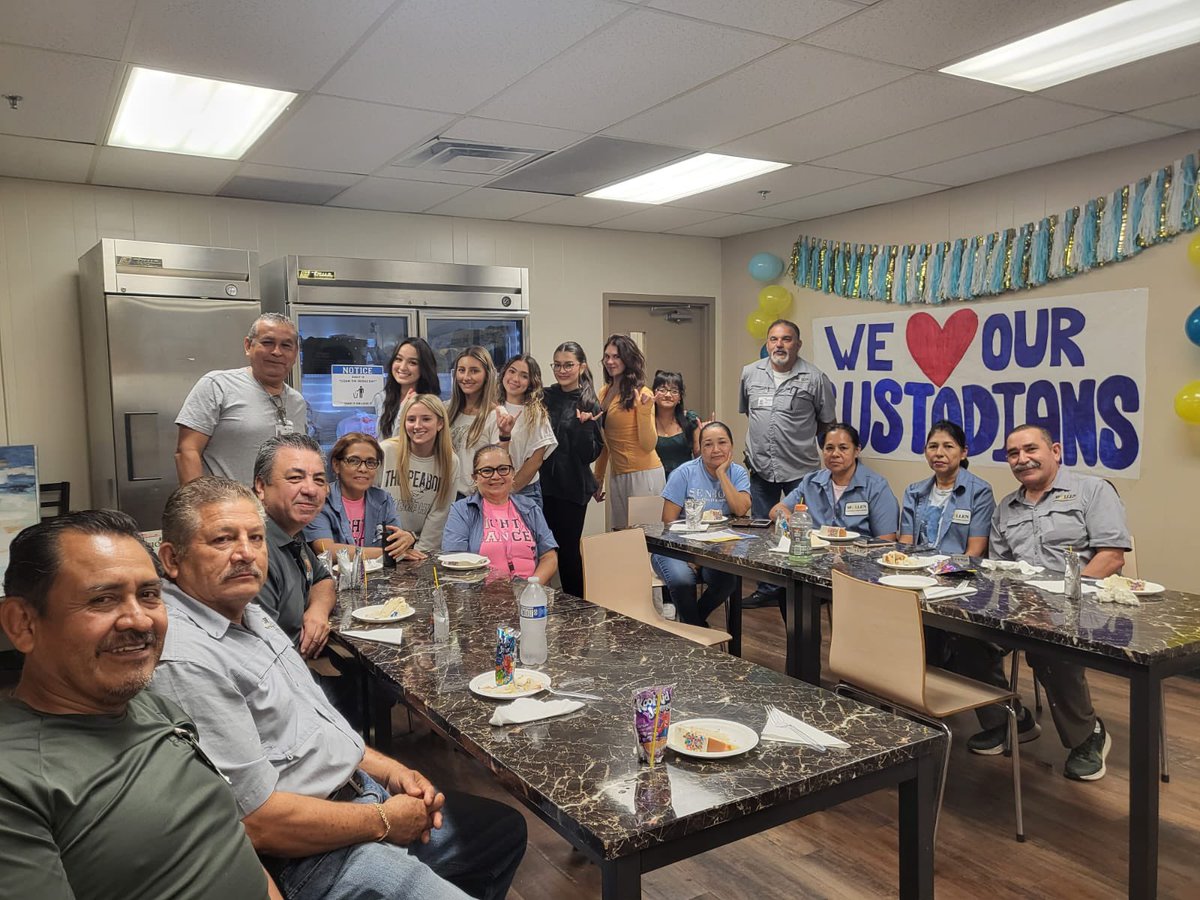 memstuco's tweet photo. Happy Custodian Day! We love and appreciate each one of our custodians for all their hard work and everything they do for our campus!💙💛🥳
@Pride_Mustangs @McAllenMemorial @McAllenISDCTE https://t.co/OKwLP1ePCs