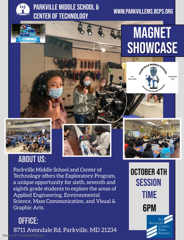 Don’t forget to join us for our Magnet Showcase this Wednesday! <a href="/BCPS_Magnet/">BCPS Magnet Programs</a>