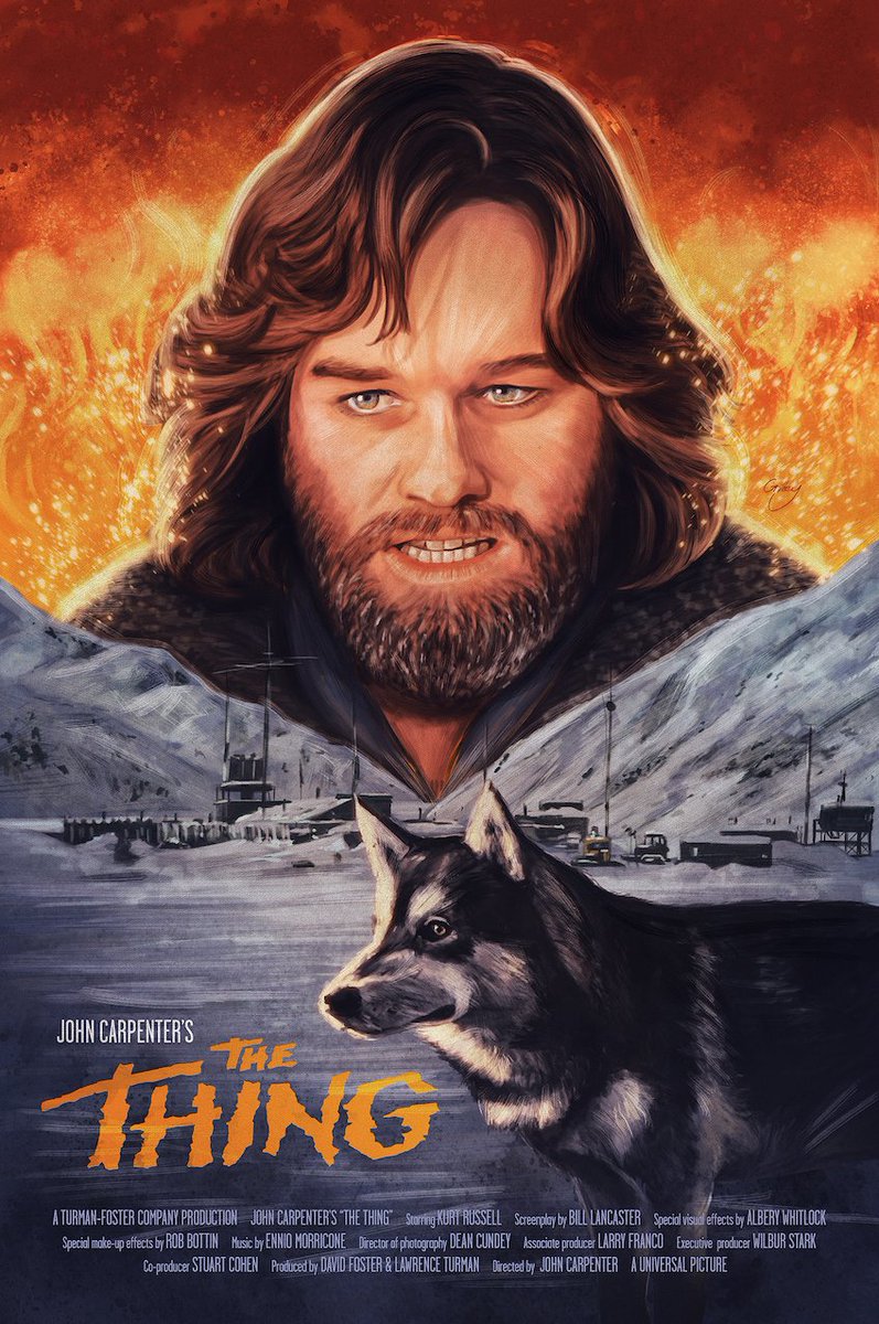 alucard8791's tweet photo. "the thing"
#johncarpenter #movie #painting #art #poster by #samgilbey https://t.co/MdWy3T0EWT