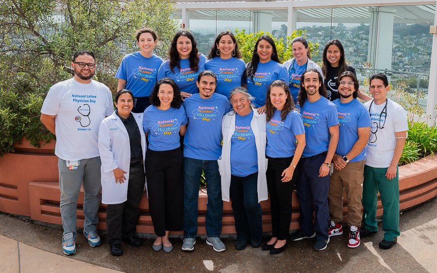 AnaVManana's tweet photo. Late post, bc 6% is not enough but I am so proud of our @UCSFMedicine Latine faculty, trainees, + students
Not enough in # s, but we find strength in community! 

#NationalLatinoPhysicianDay 
#UCSFproud
@UCSFODO @UCSF_LCOE @AliciaFMD @MarleneMartinMD  
@ZSFGCare @DraDRobles https://t.co/U7KlTvlTK2
