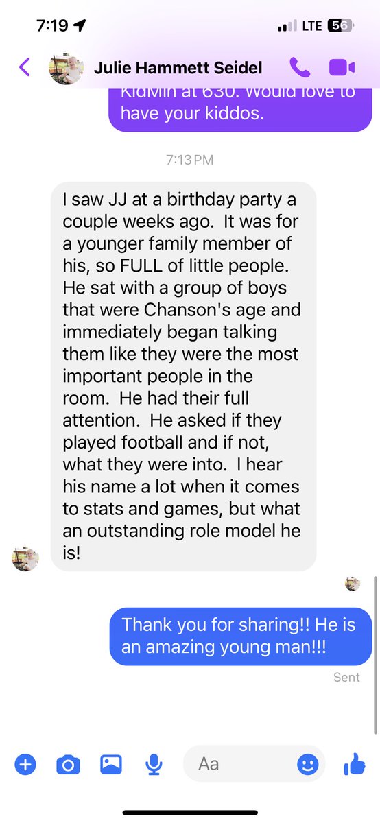 HilleryGlover's tweet photo. Being a great athlete is wonderful, but being a good human being is the BEST!! Proud of my @BoatrightJalon https://t.co/dlXNOnhdlU