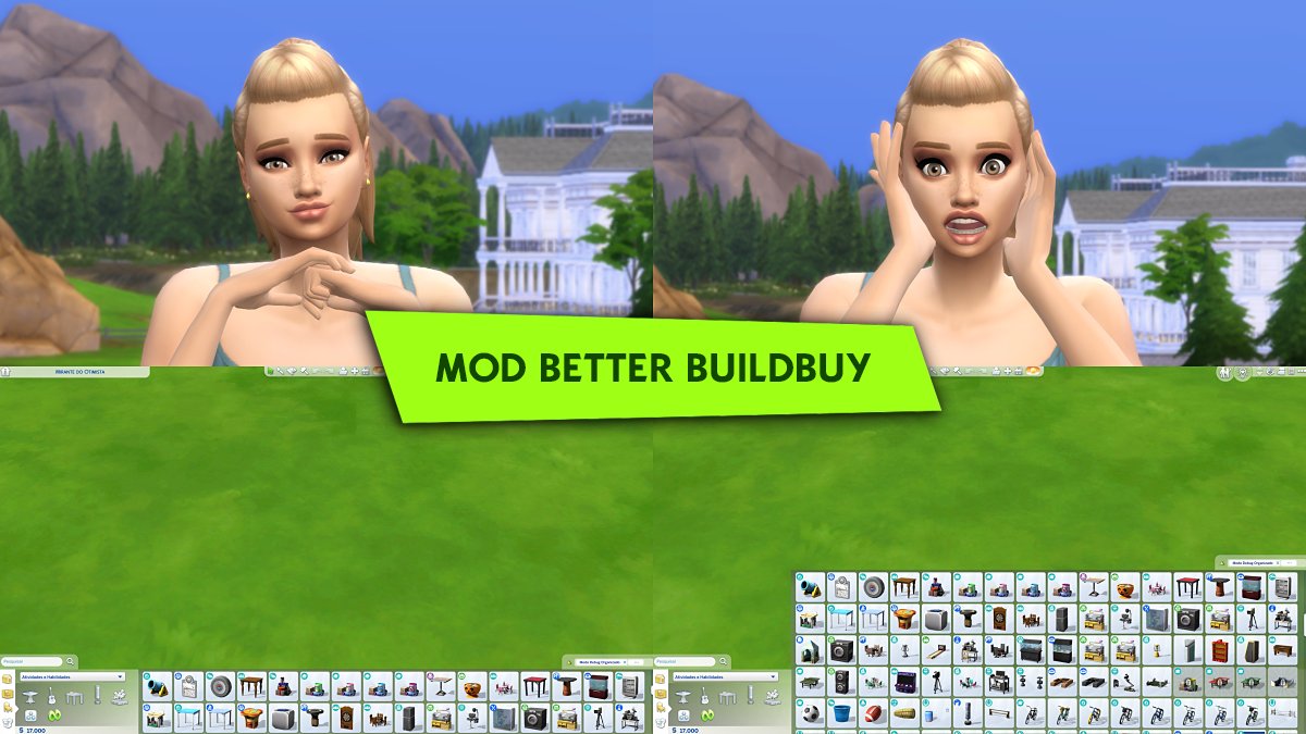 SimsTime on X: DICA DE MOD PARA #THESIMS4: Vocês já usaram o mod Better  BuildBuy para o The Sims 4? . Ele é, talvez, um dos melhores mods que  existem, e melhora