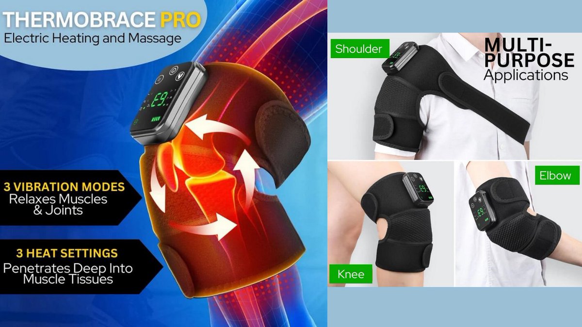 OrthoRelieve's tweet photo. Meet ThermoBrace Pro: Your all-in-one solution for pain relief! With customizable heat and vibration therapy, it's perfect for knees, shoulders, and elbows. Experience soothing comfort and convenience. Get yours today! #ThermobracePro #kneepain

https://t.co/7kOt7XF70T https://t.co/67AzadP8W4