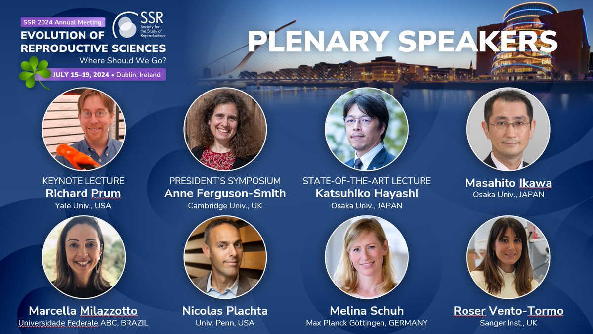 Just a reminder - mark your calendars for the Feb 15 abstract deadline for the 2024 meeting of <a href="/SSRepro/">SSR</a> in Dublin Ireland.  #reprorocks