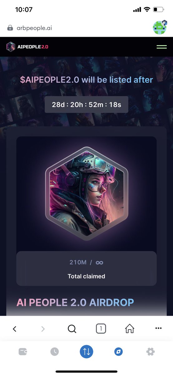 munmun2809's tweet photo. Ae vào claim airdrop $AIPEOPLE2.0 ngay và luôn nhé. Biết đâu lại được bữa lẩu
Điều kiện là holder của $AIPEOPLE , ArBpeople NFT, ArB Odyssey NFT và những người trúng airdrop ARB 
Ae thử vào claim xem có được k chứ mình cũng trúng airdrop $Arb mà k có =))
Link claim : 
https://t.co/Mu81MJLvS5

#Binance #Okx #BTC #ARB
