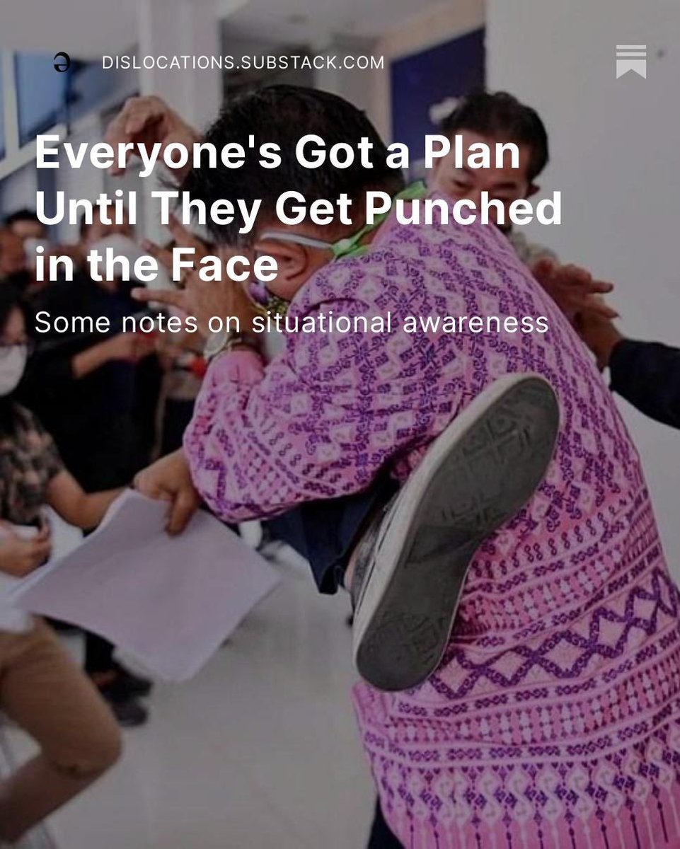 Popping back in to plug my most recent newsletter. Also, my last on Substack. Transitioning to (and launching some new stuff on) Patreon this month. dislocations.substack.com/p/fuck-what-yo…